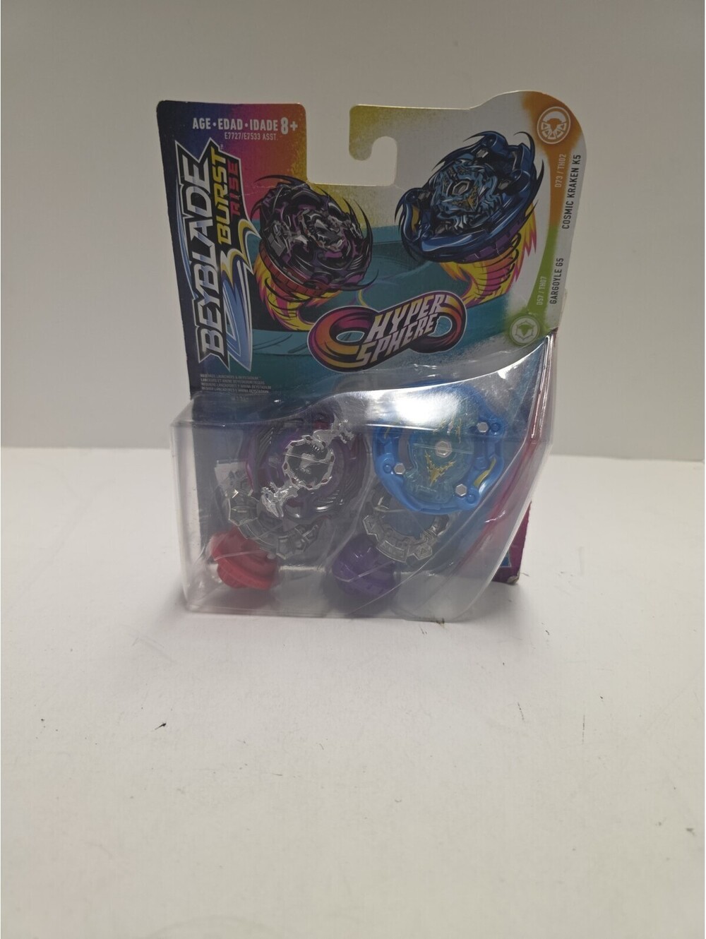 Beyblade Burst Rise Hypersphere Dual Pack Cosmic Kraken K5 and Gargoyle G5